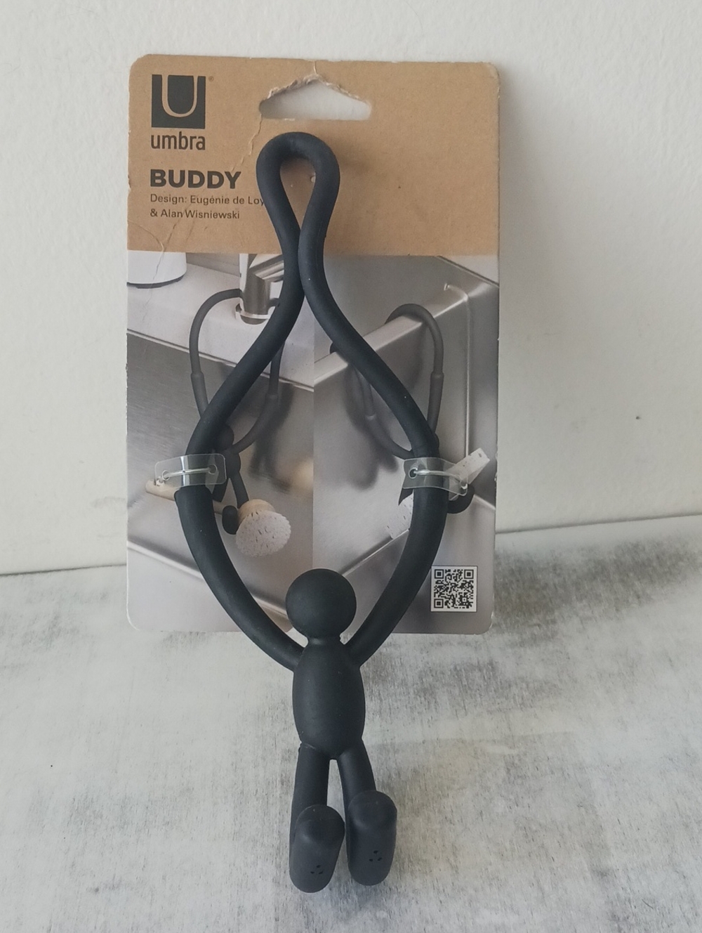 Umbra Buddy Hanging Hook - Black Silicone